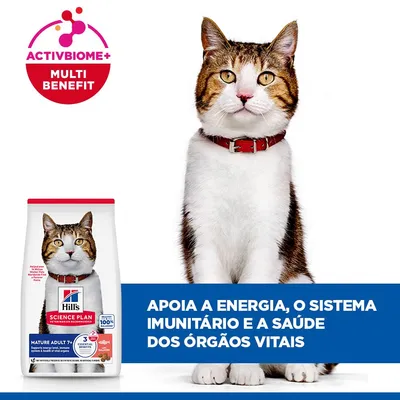 Hill's Science Plan Mature Adult 7+ com salmão - 1,5 kg