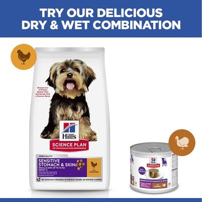 Hill's Science Plan Sensitive Stomach & Skin Adult 1+ Small & Mini csirke