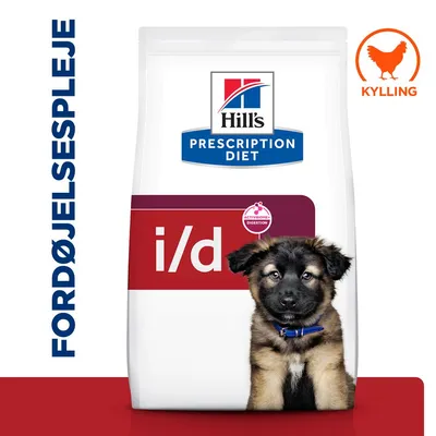Hill's Prescription Diet i/d Digestive Care Puppy med kylling ActivBiome+ blanding: 2 x 12 kg