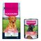 Eukanuba Premium Nutrition Dry Dog Food + Eukanuba Wet Dog Food Free! * Senior Large & Giant Breed Lamb & Rice (12kg) + Senior Rich in Beef with Pumpkin (3 x 400g)