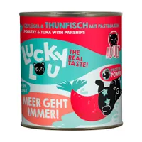 Multipack risparmio! Lucky Lou Adult 2 x 800 g - Pollame & Tonno