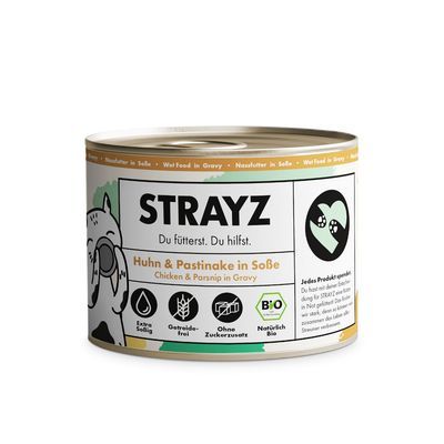 STRAYZ BIO 6 x 200 g Umido per gatto