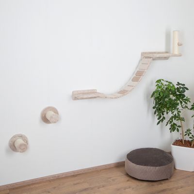 Kerbl Pet Kletterwand Matterhorn für Katzen, beige