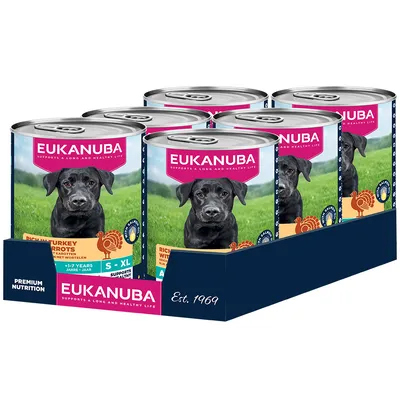 Eukanuba Adult Rich in Turkey with Carrots - 6 x 400 g