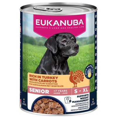 Eukanuba Senior, indyk z marchewką 400 g