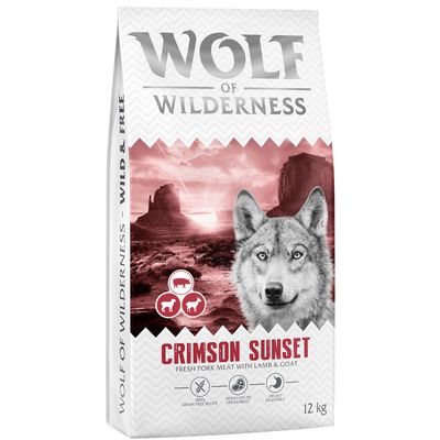 Wolf of Wilderness "Crimson Sunset" - Lamm & Ziege Neue Rezeptur: 2 x 12 kg