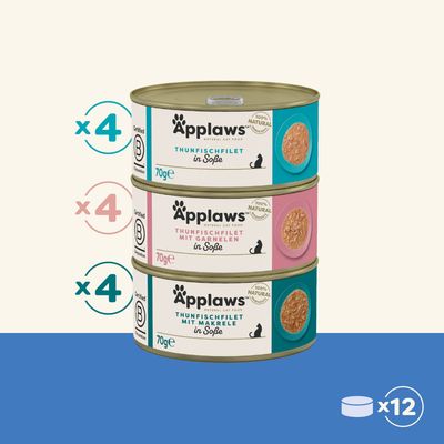 Megapakiet Applaws Cat w sosie, 48 x 70 g