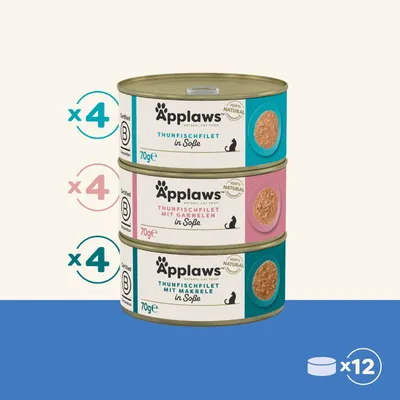 Korzystny pakiet Applaws Cat w sosie, 24 x 70 g - Pakiet mieszany (3 smaki)