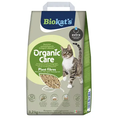 Biokat's Organic Care Plant Fibres Extra - 3,2 kg (8 L) Biokat's Organic Care Plant Fibres Extra - 3,2 kg (8 L)