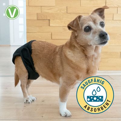 Vetlando wasbare luier voor teven