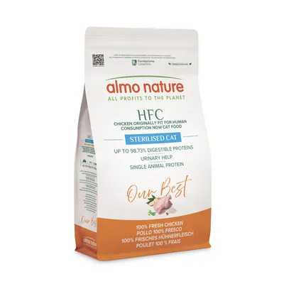 Almo Nature HFC Adult Sterilized csirke - 2 x 1,2 kg