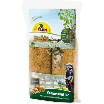 JR Farm Garden Peanut Bar - Torre di Arachidi incl. ricarica - Ricarica - 2 barrette da 350 g Peanut Bar Noci & Sambuco