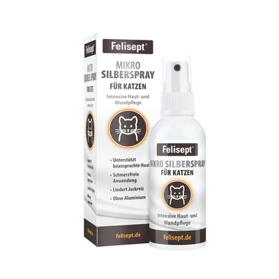 Felisept Spray à micro-argent pour chat - 75 ml Felisept Spray à micro-argent pour chat - 75 ml