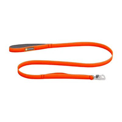 Ruffwear Front Range Hundeleine, Blaze Orange - 150 cm lang, 19 mm breit Ruffwear Front Range Hundeleine, Blaze Orange - 150 cm lang, 19 mm breit
