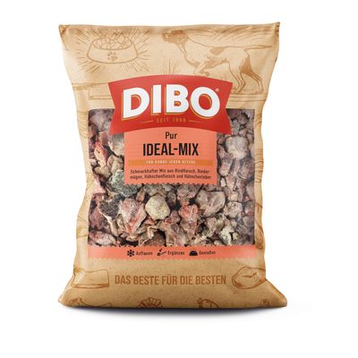 DIBO Frostfutter Ideal Mix Rind & Geflügel 3 x 2000 g