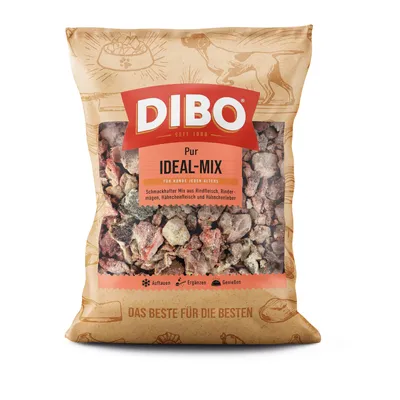 DIBO Frostfutter Ideal Mix Rind & Geflügel - 5 x 2000 g DIBO Frostfutter Ideal Mix Rind & Geflügel - 5 x 2000 g