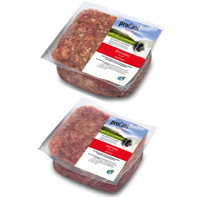 ProCani BARF-Paket pur Select & Vital Rind 22 x 500 g