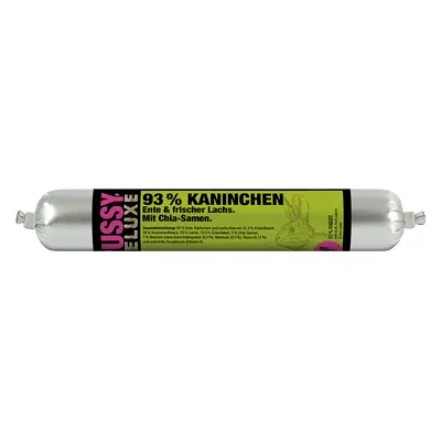 Pussy Deluxe Gelée ou Mousse 33 x 100 g - gelée de lapin, canard et saumon frais