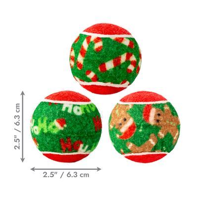 Palline KONG Holiday SqueakAir, set da 6