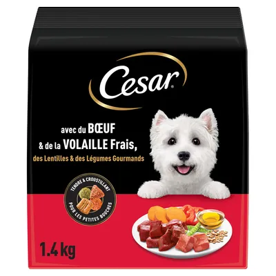 Cesar Adult met rundvlees, gevogelte en groenten - 1,4 kg