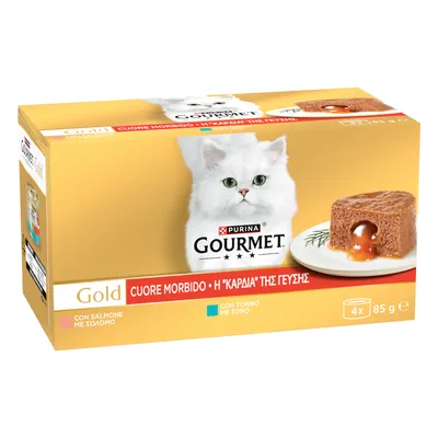 Gourmet Gold Gravy Heart halas vegyes csomag - 4 x 85 g