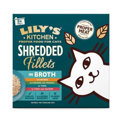 Lily's Kitchen Shredded Fillets per gatti 8 x 70 g