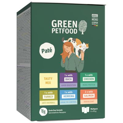 Green Petfood Adult Paté 6 x 85 g