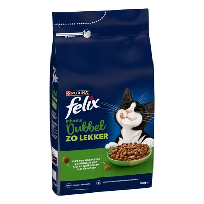 Felix Inhome Duplán finom csirke & pulyka - 4 kg