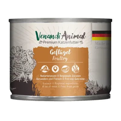 Venandi Animal 6 x 200 g Csirke & nyúl