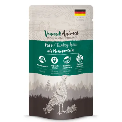 Venandi Animal Monoprotéine 12 x 125 g - dindon