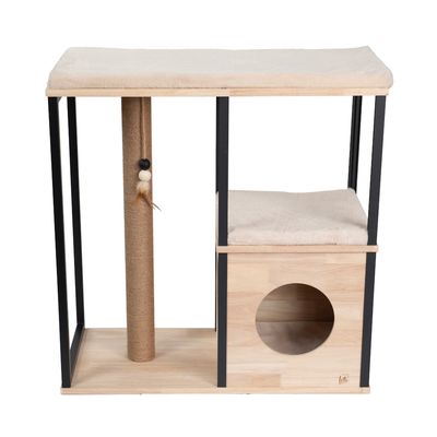 Designed by Lotte škrabadlo ze dřeva Nala M přírodní / černá