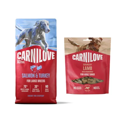 Carnilove Active Maxi losos a krůta 12kg + 200g Carnilove Dog Crunchy - Active Maxi losos a krůta 12 kg + Crunchy Snack Jehněčí s brusinkami (200 g) Carnilove Active Maxi losos a krůta 12kg + 200g Carnilove Dog Crunchy - Active Maxi losos a krůta 12 kg + Crunchy Snack Jehněčí s brusinkami (200 g)
