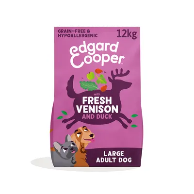 Edgard & Cooper Large Adulte gibier et canard sans céréales - 12 kg