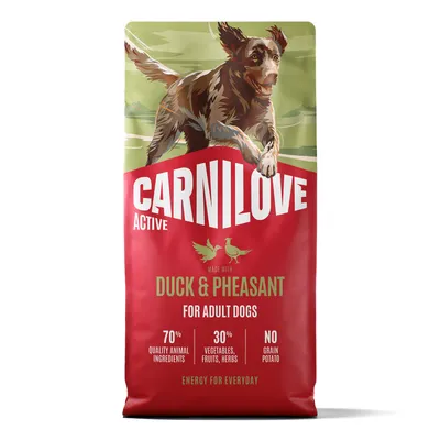 Carnilove Active Adult kachna a bažant - 12 kg
