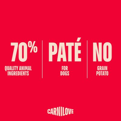 Carnilove Dog in Paté Pouches 4 x 300 g