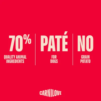 Carnilove Dog w pasztecie, saszetki, 4 x 300 g
