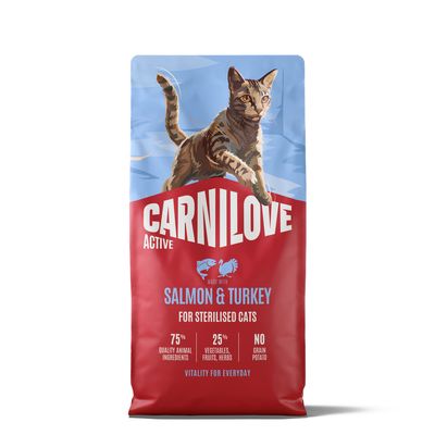 Carnilove Actif Adult Sterilised saumon et dinde 6 kg