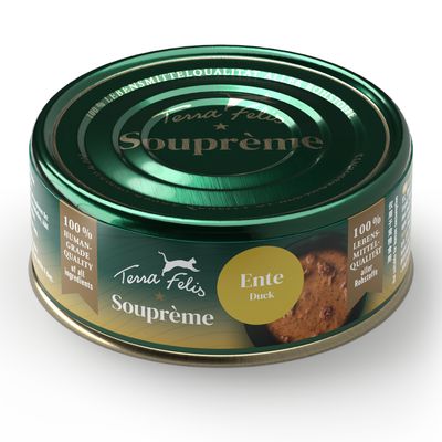 Terra Felis Souprème And. 100% fødevarekvalitet af alle råvarer. Human-grade kvalitet af alle ingredienser.