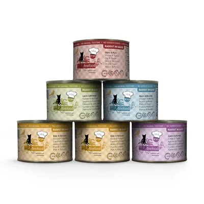 catz finefood Ragout Saver Pack 24 x 190g - Salmon & Wild Duck