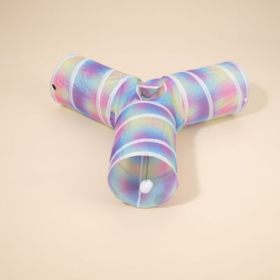 Túnel TIAKI Sirena para gatos - 3 x 25 x 40 cm (Diám x L)