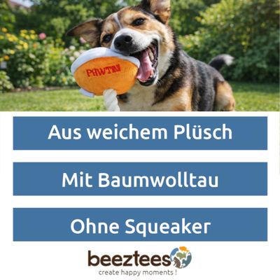 Beeztees Hundespielzeug Pawtini, orange/weiss