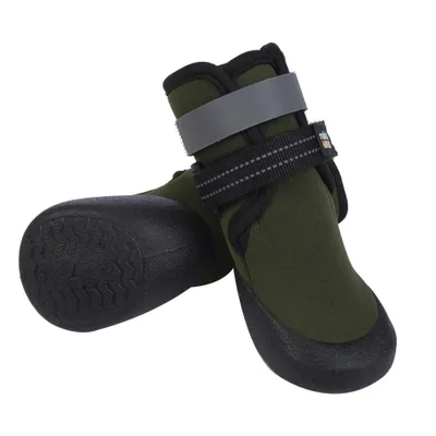 Rukka Trace Dog Shoes - Dark Green - Size 1: Shoe width 32mm