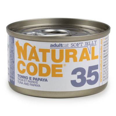 Natural Code Soft Jelly lattine 24 x 85 g - Tonno e Papaya