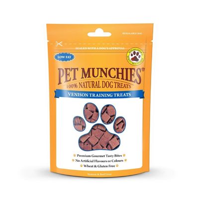 Pet Munchies Training Treats Saver Pack: Venison & Beef Liver (3 x 50g)