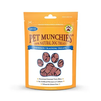 Pet Munchies Training Treats - Saver Pack: Venison & Beef Liver (3 x 50g) Pet Munchies Training Treats - Saver Pack: Venison & Beef Liver (3 x 50g)