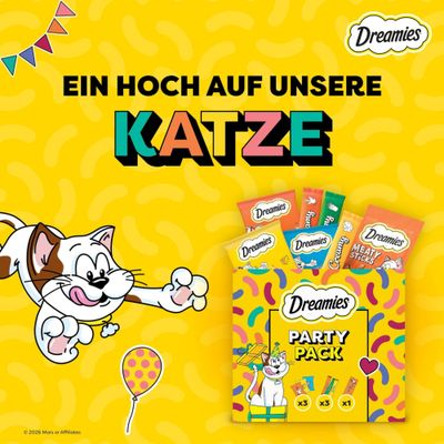 Dreamies Katzensnacks Mega Pack - Party Celebration (150 g)
