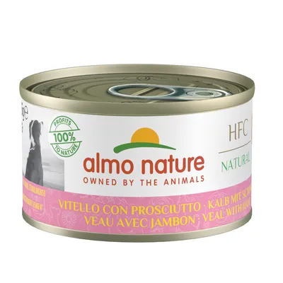 Almo Nature HFC Natural vasikkaa ja kinkkua.