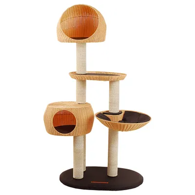 Karlie Outdoor Cat Tree III - Brown / Beige