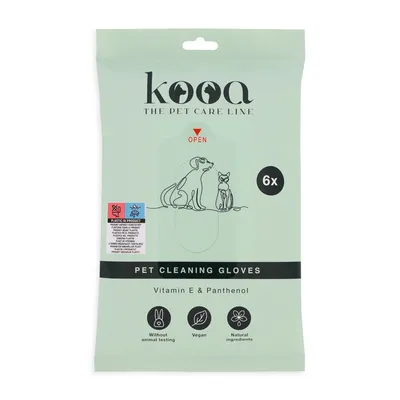 kooa schoonmaakhandschoenen - 3 paar (6 stuks)