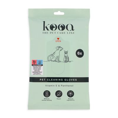 kooa Reinigungshandschuhe 3 Paar (6 Stück)